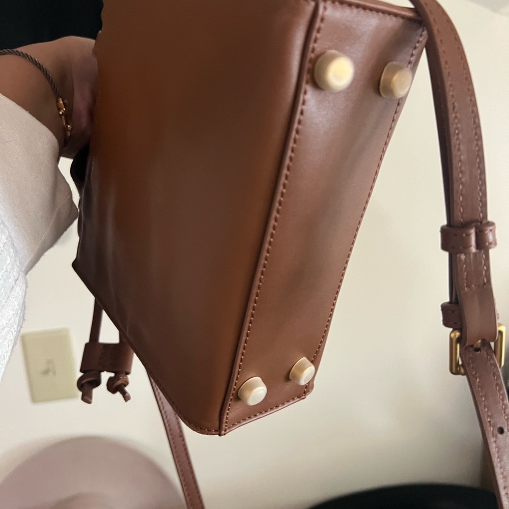 Brandon Blackwood Brown Mini Leather Bag - Picture 2 of 4